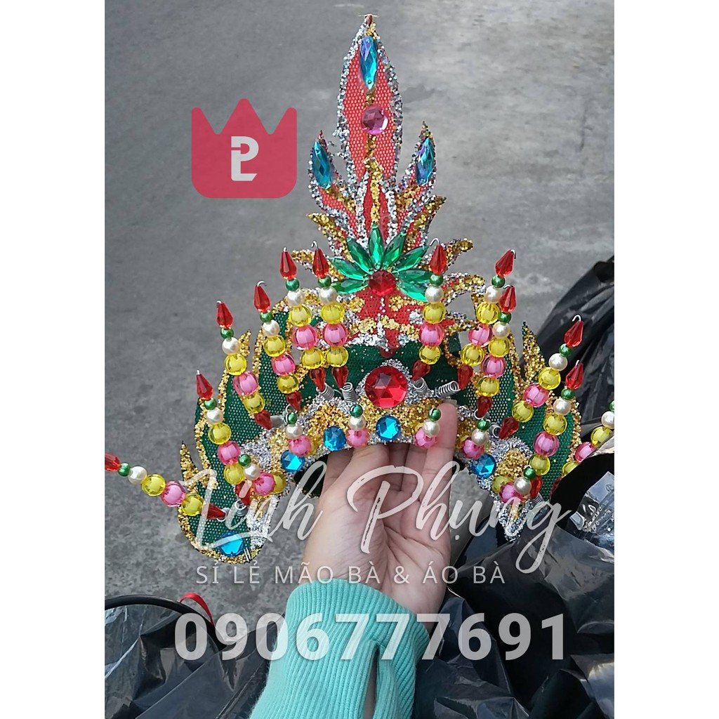 Áo Mão tượng ông Quan Thánh/ Quan Bình/ Châu Xương cao 20cm - 50cm