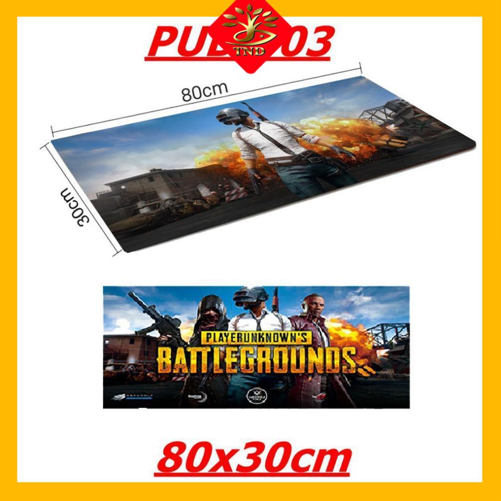 Bàn di chuột game PUBG 2ly 30*70 | Lót chuột 30x70.BD