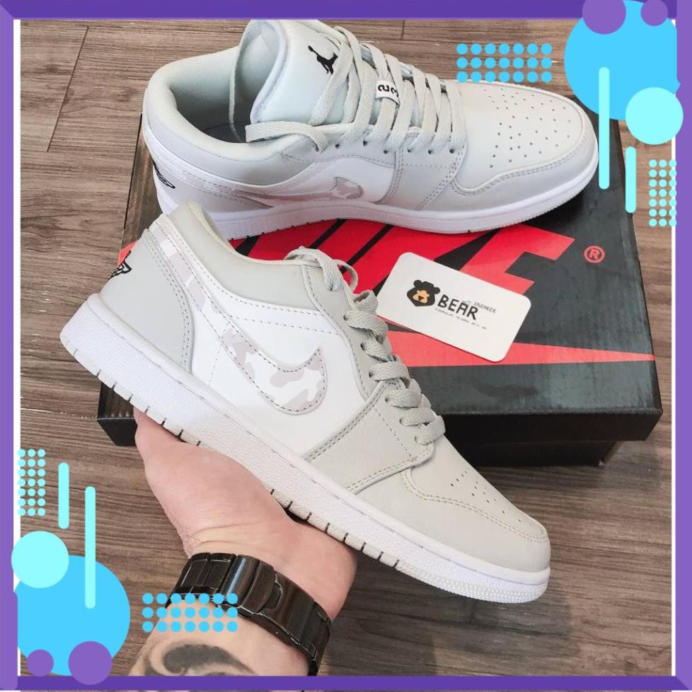 Giày thể thao Jordan 1 thấp camo [HOT TREND - FULL BOX] camo low bản một một. | BigBuy360 - bigbuy360.vn