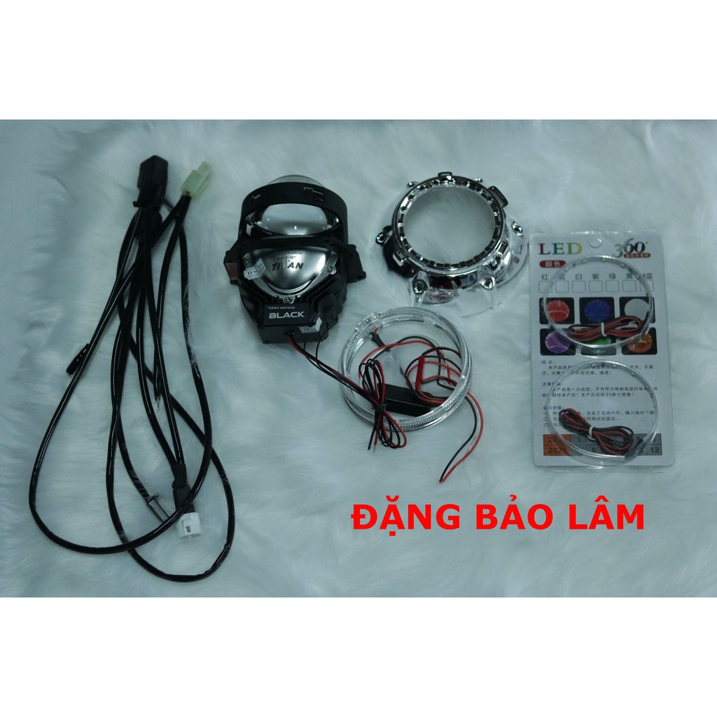 combo Bi Led titan black lên cho các đời exciter. Chính Hãnh GTR BH 1 năm.