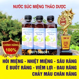 Nước súc miệng đau răng. sâu răng hôi miệng. hết nhiệt miệng ê buốt răng, viêm lợi, chảy máu chân răng.