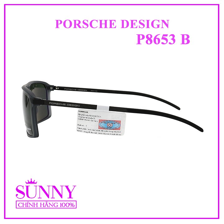 Kính mát thời trang Porsche Design P8653 B chính hãng bảo hành toàn quốc