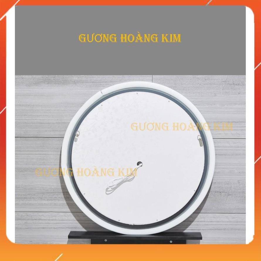 Gương led toàn thân treo tường cảm ứng cách viền 3 màu, gương trang trí phòng khách kích thước 50x160cm MIRRORTOCTOC