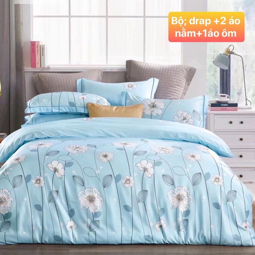 Bộ drap gối Tencel vải nhập Hàn Quốc đỉnh cao mát , mềm mại
