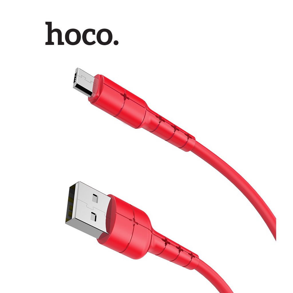 Cáp sạc Hoco X30 Micro đèn Led dây TPE siêu bền dài 1.2M cho Android