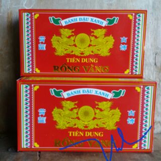 Combo 5 Hộp Bánh đậu xanh Tiên Dung Rồng Vàng - Đặc sản Hải Dương