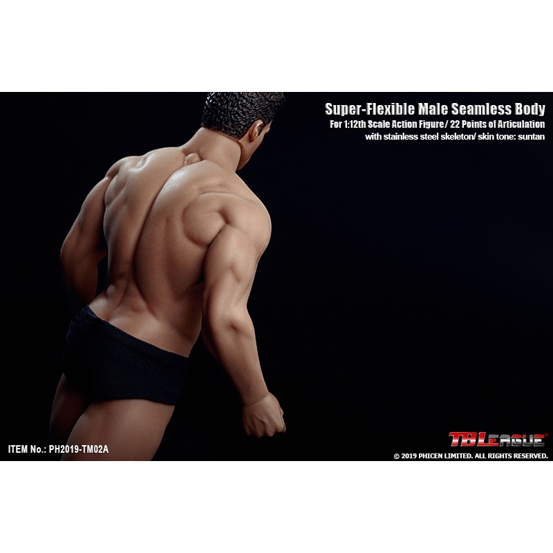 Mô hình chính hãng TBLeague 1/12: Body nam giới của Phicen