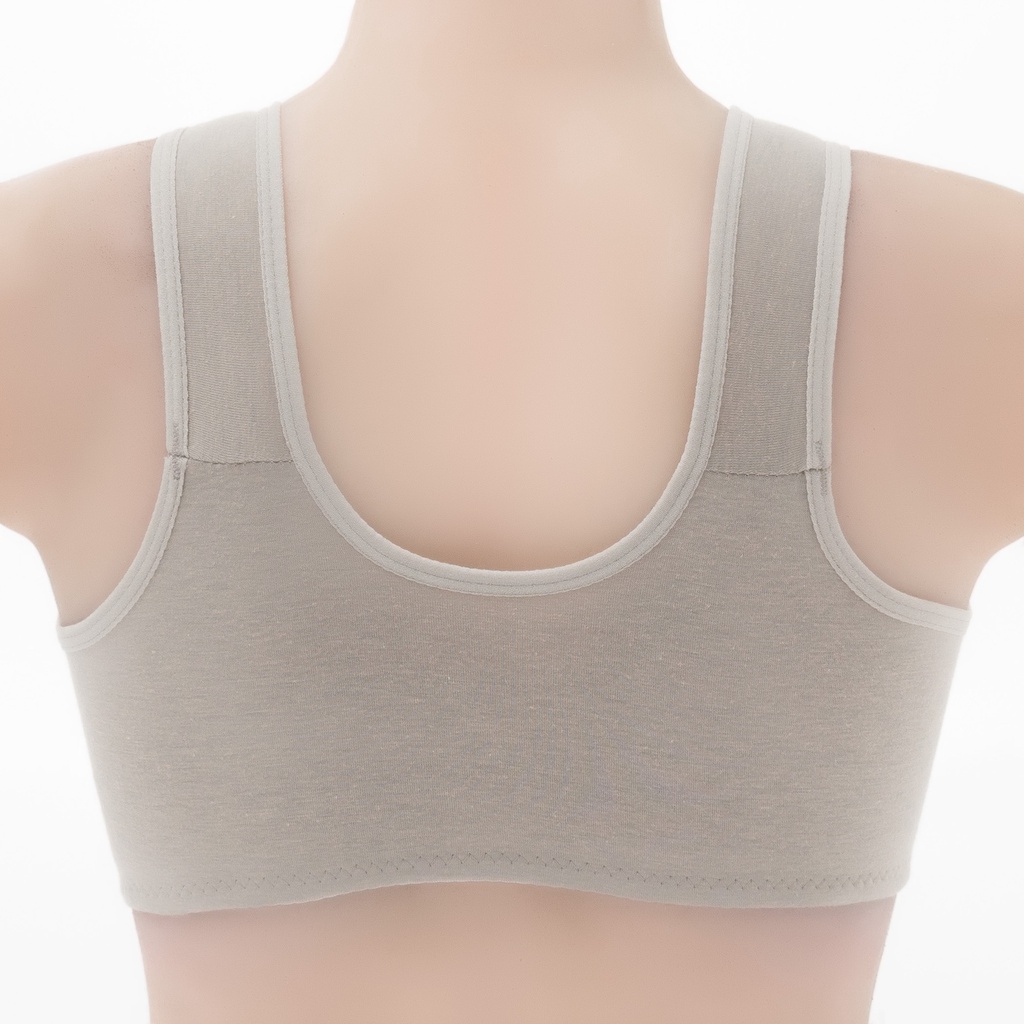 Áo Ngực Thể Thao Bigsize Chất Liệu Cotton Cài Khóa Trước Không Gọng Cho Nữ