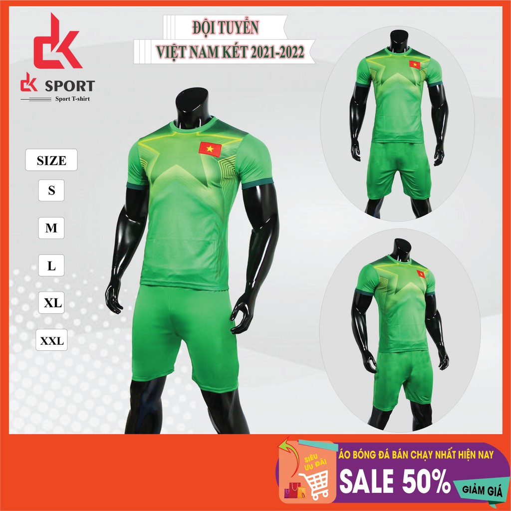 Bộ Quần Áo thể thao, bóng đá đội tuyển Việt Nam mặc mát ngày hè năng động, vải cao cấp chất lượng cao, giá tốt.