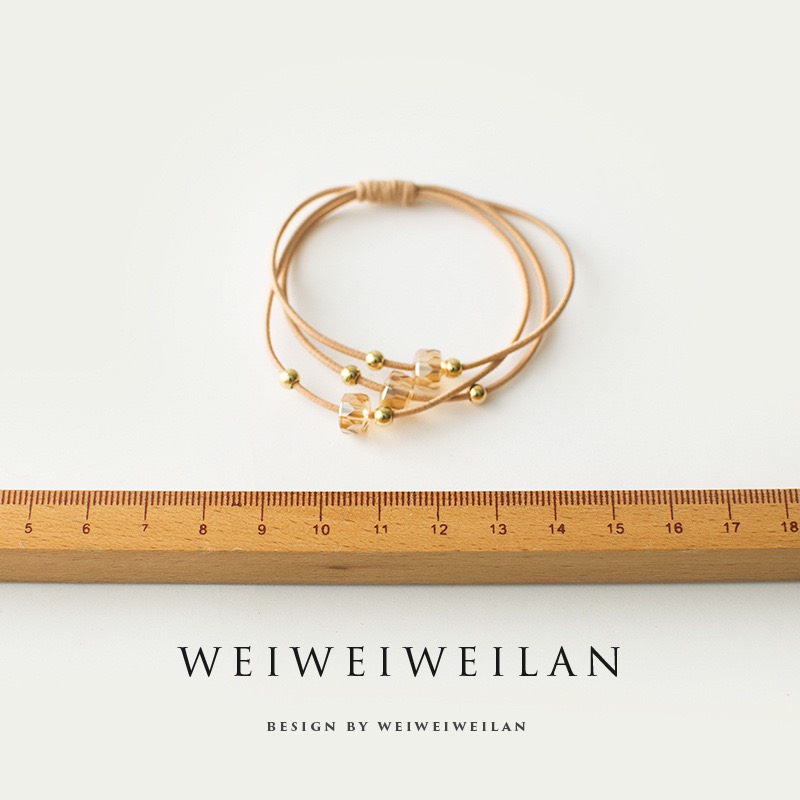 Cột tóc xinh xắn - Vòng tay kiểu Hàn Quốc (01 Cọng)