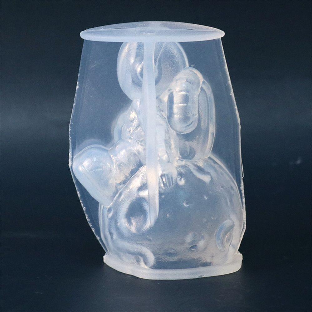 Khuôn Silicone Làm Bánh Hình Phi Hành Gia / Mặt Trăng Độc Đáo