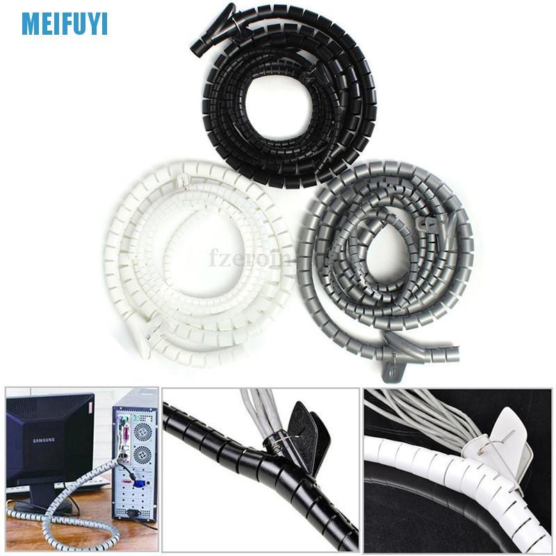 Ống bọc bảo vệ dây cáp dạng xoắn ốc dài 1m 8mm