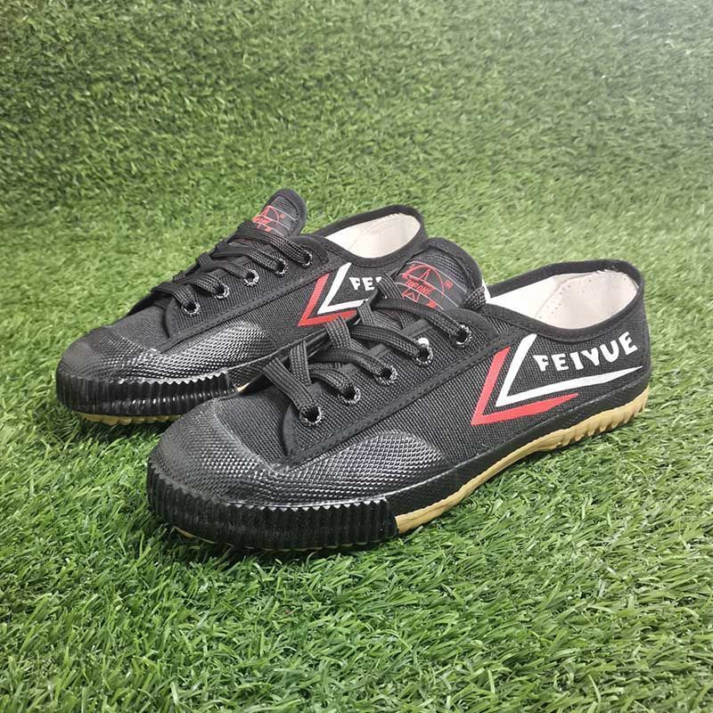Feiyue Giày Canvas Thắt Nơ Lớn Nghệ Thuật Cổ Điển Luyện Tập Vật Lý Cho Nam Nữ Arcoen