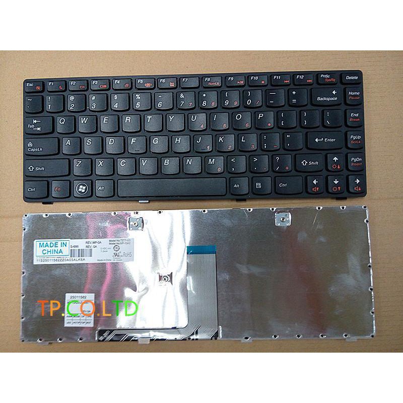 (KEYBOARD) BÀN PHÍM LAPTOP LENOVO G470 dùng cho Ideapaq G470 G475 B470 B475 B490 V470 V490 Z490