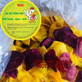 [CỰC HOT] 500G KHOAI LANG SẤY MẬT NGÂN GIÀU HOMEMADE thơm bùi-giòn tan