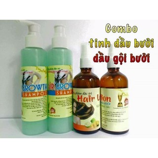 Combo tinh dầu bưởi + dầu gội bưởi - cam kết chính hãng có tem