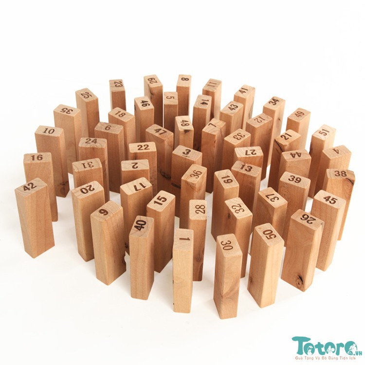 Đồ chơi nhóm rút gỗ Jenga số