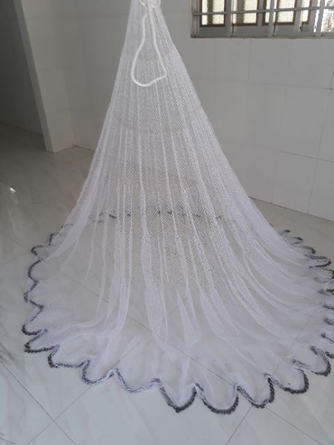 CHÀI CÁ BUNG CHU VI 9M LƯỚI NILONG CHÌ XÍCH TỐT