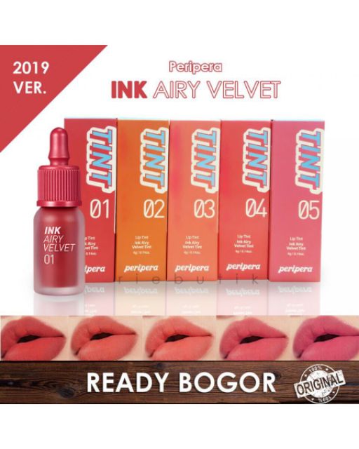 Son kem lì INK AIRY VELVET TINT (Bản 2019)