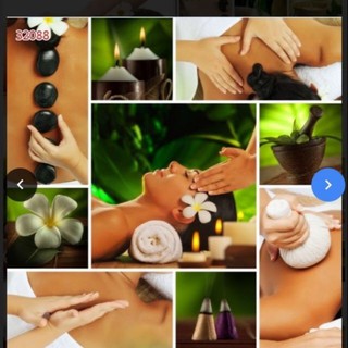 Tranh dán trang trí quán Spa 3D