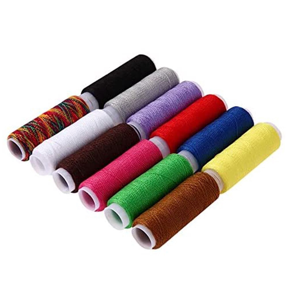 12 / 24 Cuộn Chỉ Thêu Polyester Dài 120 Yard