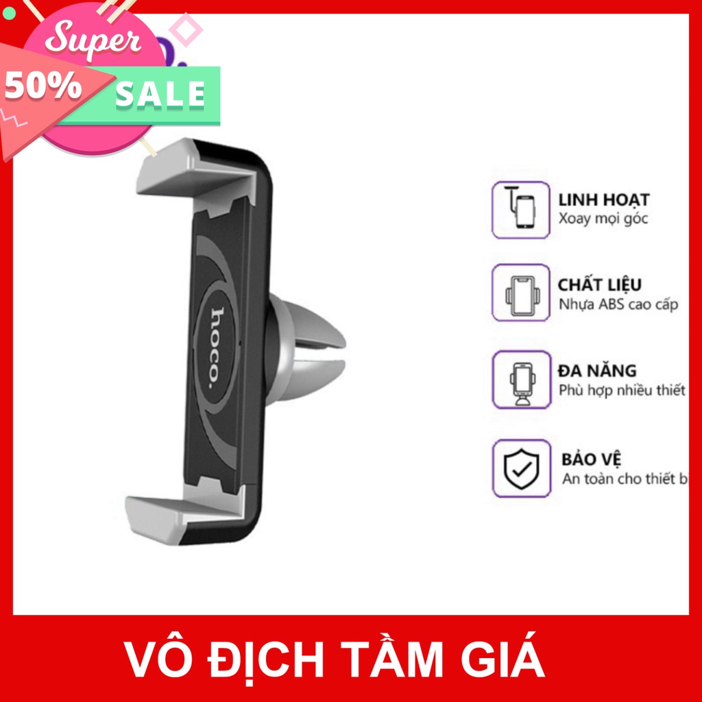 (Sale) Kẹp Điện Thoại Trên ô tô Xe Hơi Cao Cấp Hoco CPH01. Gắn Cửa Gió Điều Hòa TGPK8999