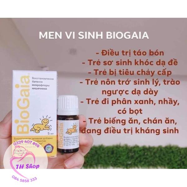 (Date 2023) Men Vi Sinh BioGaia Protectis 5ml Lọ Thủy Tinh