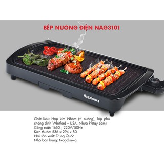 Bếp nướng điện nagakawa nag 3101 cao cấp