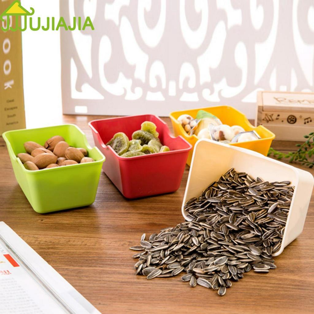 Hộp Đựng Đồ JUJIAJIA Để Bàn Bằng Nhựa Hình Chữ Nhật Tiện Dụng