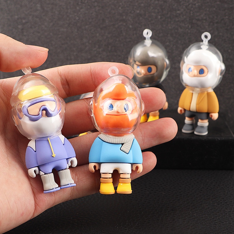 Bob-x Móc Chìa Khóa Xe Hơi / Túi Xách Bằng Da Sáng Tạo Cá Tính