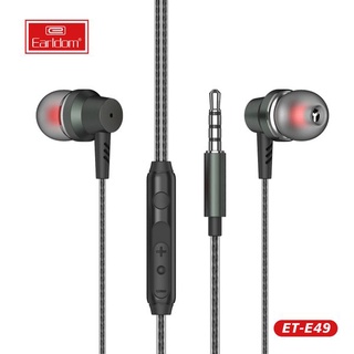 Tai nghe có dây nhét tai earldom e49 - hàng chính hãng jack cắm 3.5