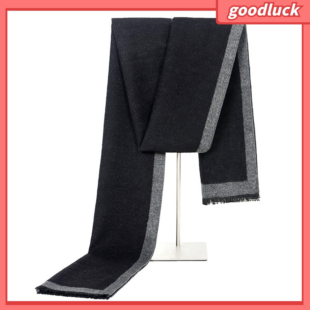 Khăn Choàng Cổ Mềm Mại Giữ Ấm Mùa Đông Thời Trang Cổ Điển Cho Nam