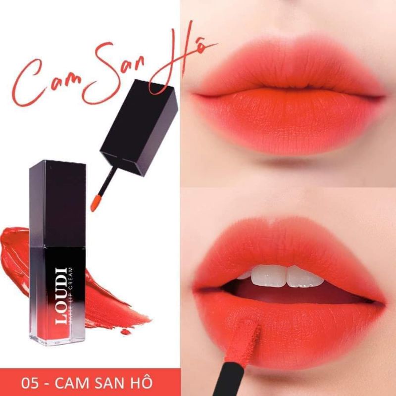 Son kem Loudi 8 màu hot trend  phù hợp với mọi lứa tuổi.