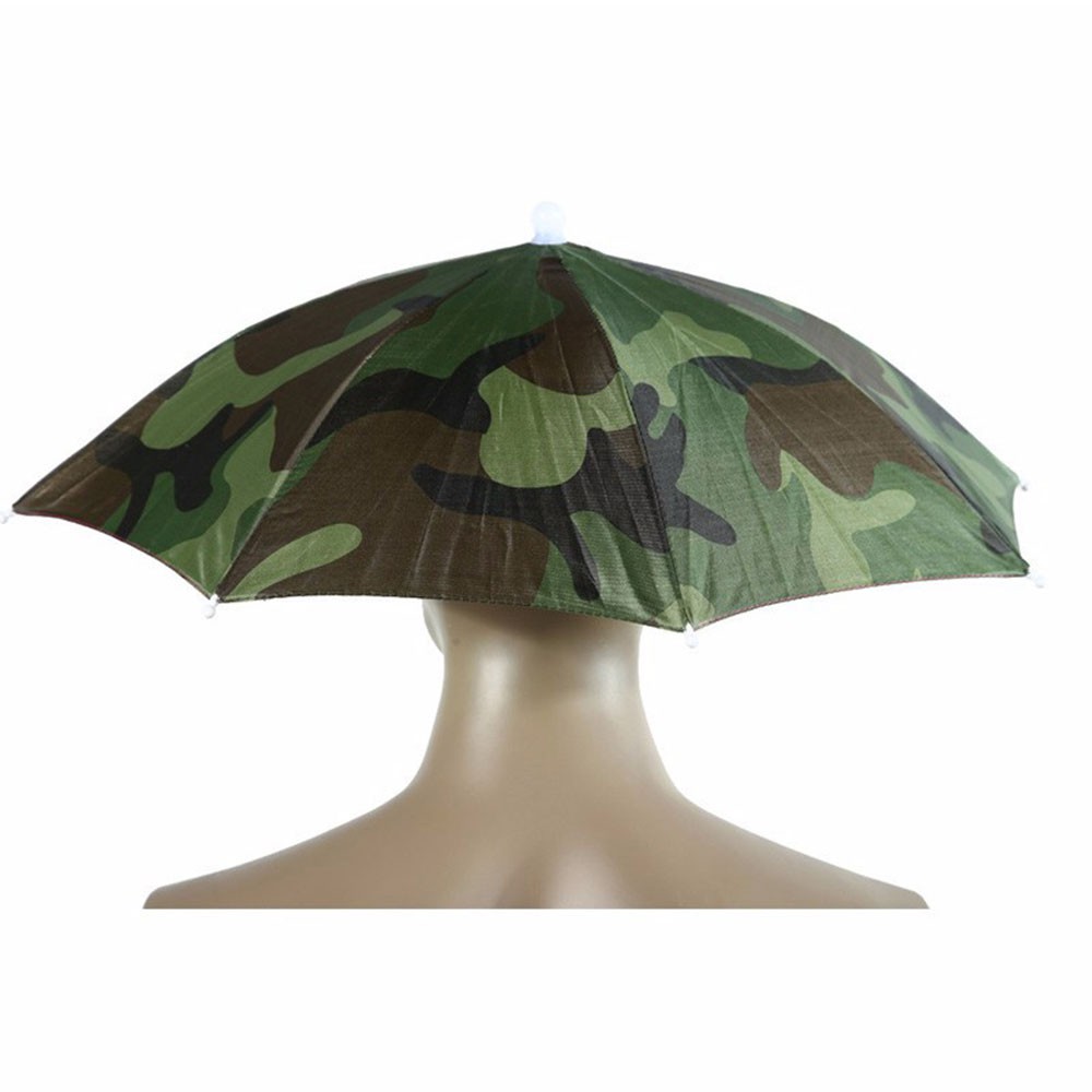 Nón dù đàn hồi chống nắng hoạ tiết Camouflage dành cho leo núi cắm trại tiện lợi