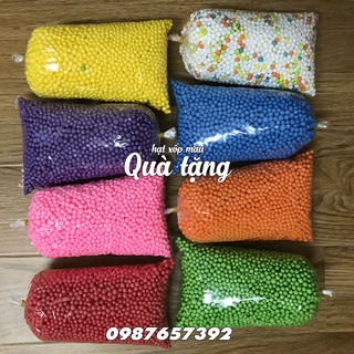 Set 5 túi hạt xốp làm hộp quà ( tặng 1 bịch túi màu trắng ) khối lượng 32gr