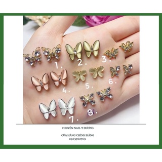 10 maubướm hottriend- cham bướm- cham dính đá- cham nail- phụ kiện nail