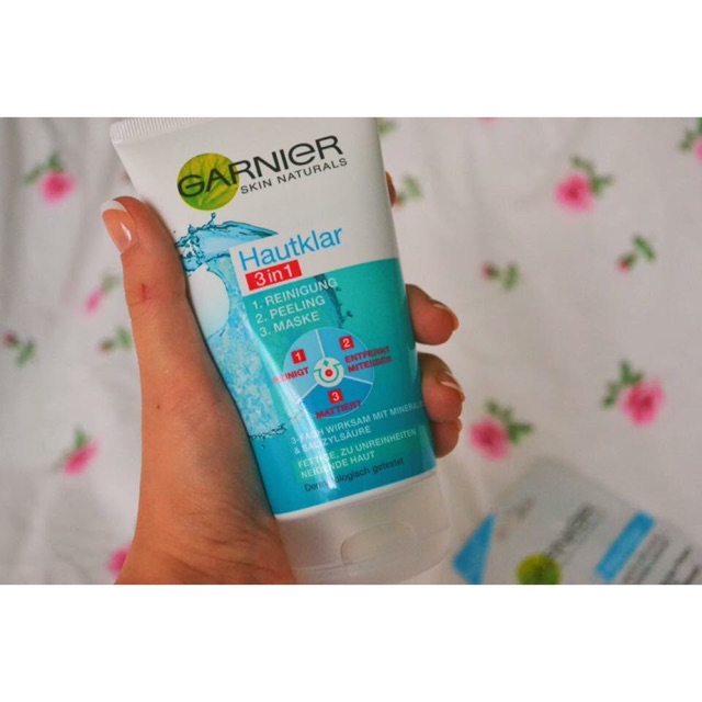 Sữa rửa mặt 3in1 Ganier