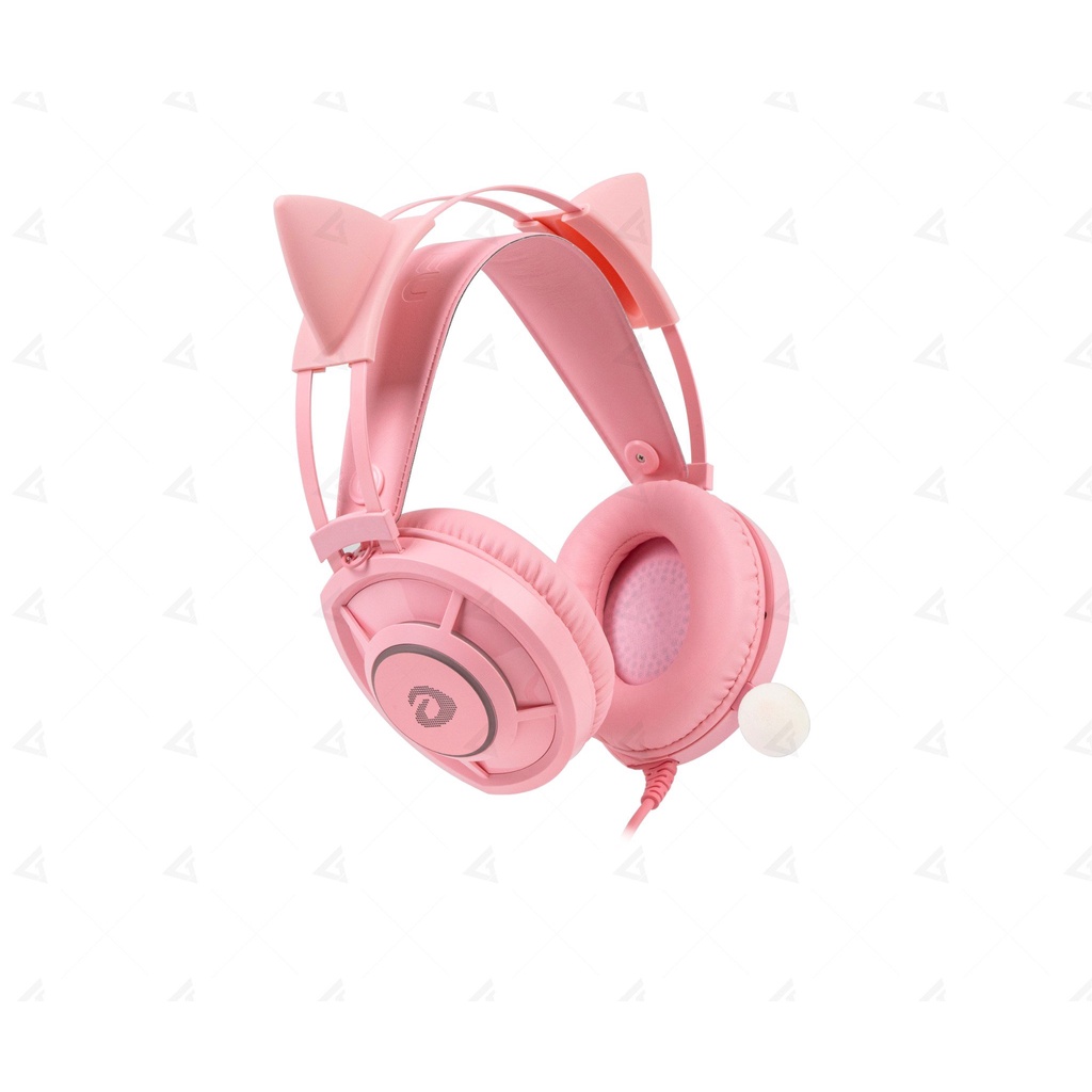 Tai nghe DareU EH469 7.1 RGB màu hồng và màu đen - Chính Hãng