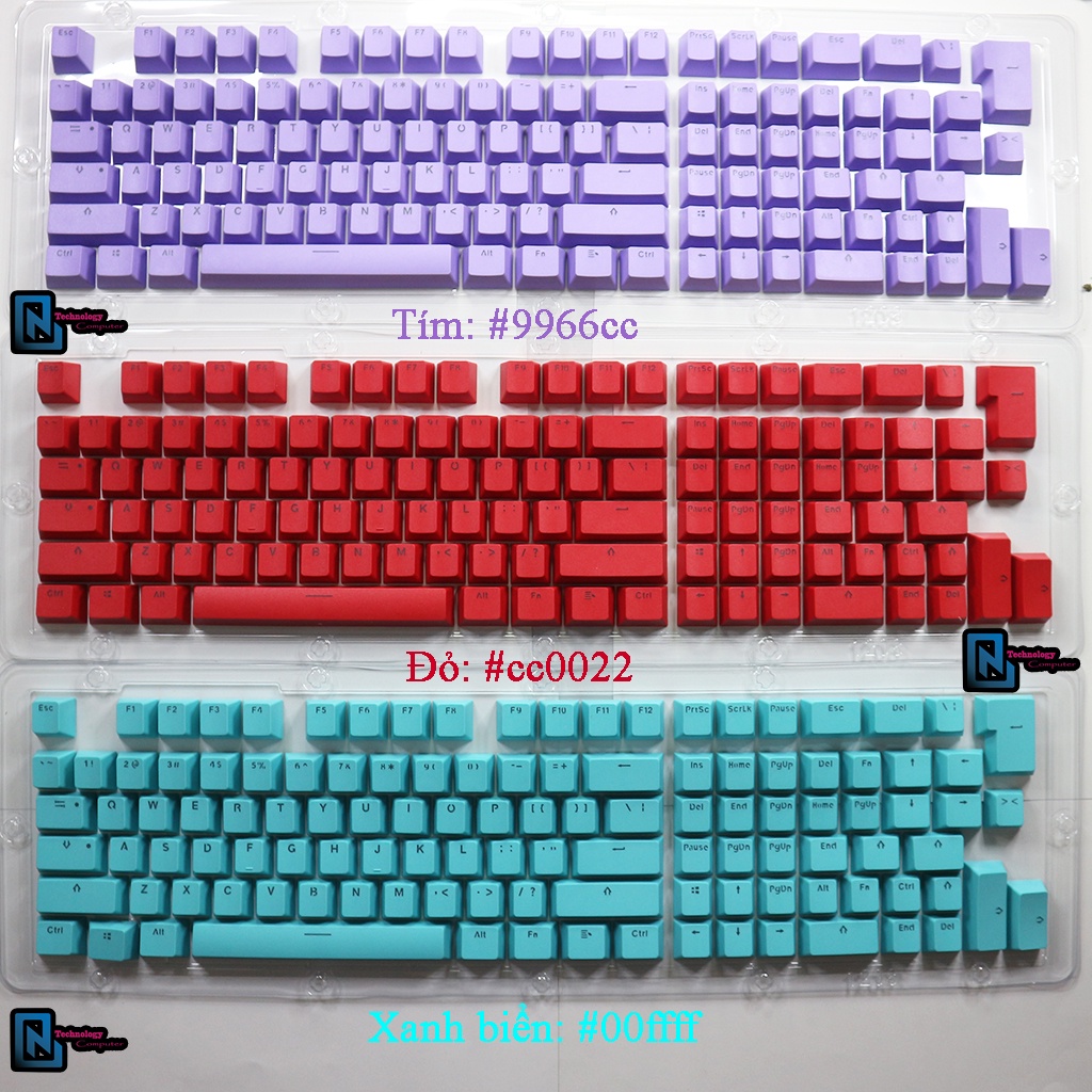 Phím Xuyên Led PBT Keycap Dành Cho Bàn Phím Cơ Layout Rút Gọn Kiểu OEM Phù Hợp 61/64/68/72/74/82/84/87