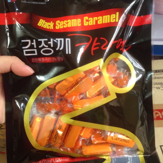 Kẹo LOZENGE  caremen mè đen Hàn  Quốc