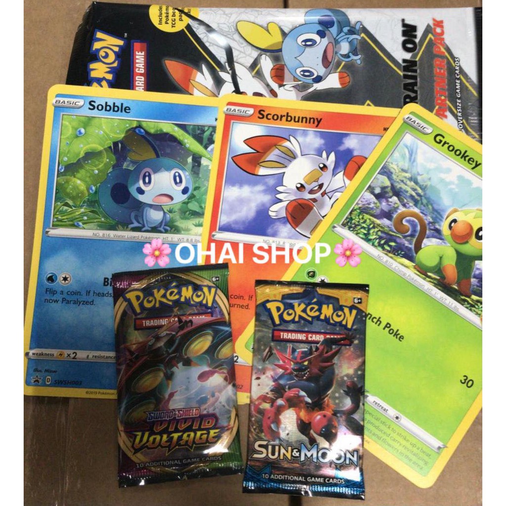 First Partner Pack Thẻ Bài Pokemon TCG Phiên Bản Đặc Biệt Chính Hãng PHIÊN BẢN THÁNG 3