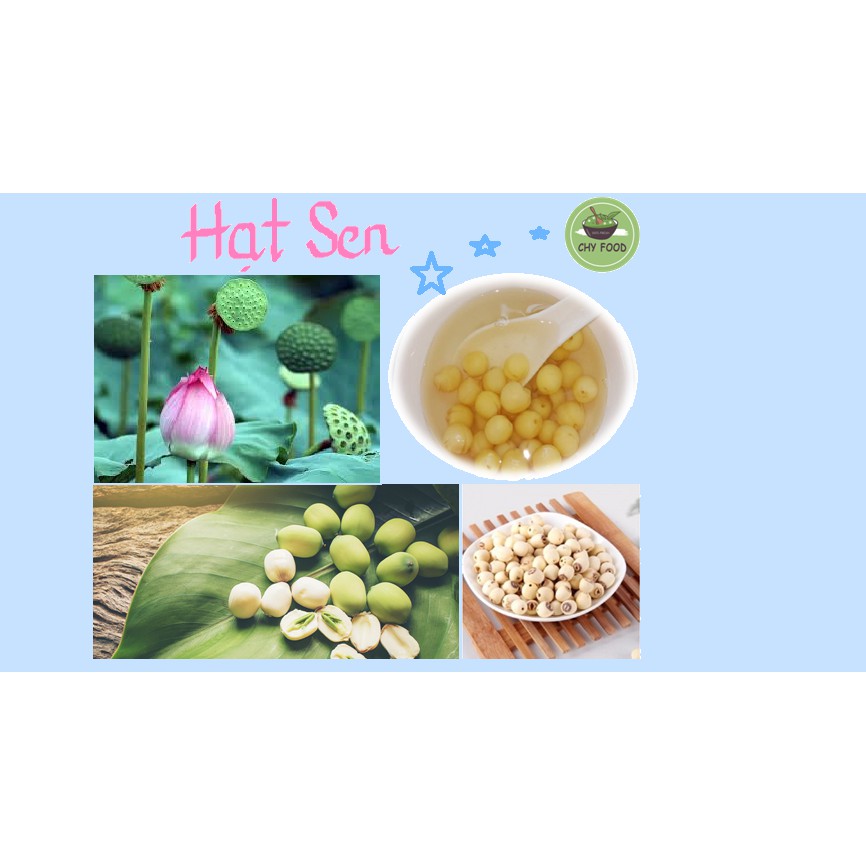 HẠT SEN HUẾ KHÔ CAO CẤP - 100 GRAM