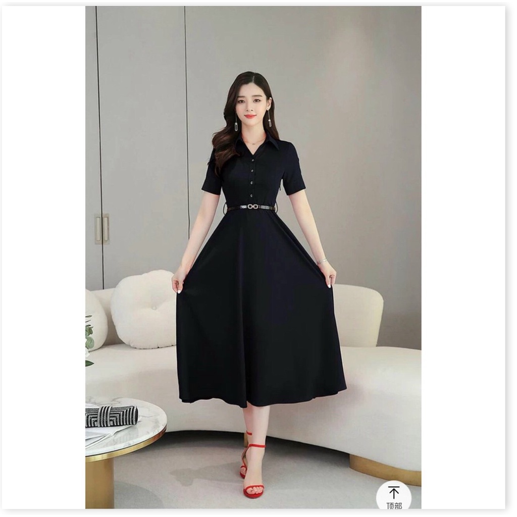 Đầm Cotton lạnh kèm nịt nữ cực sang trọng cho các cô nương KME FASHION