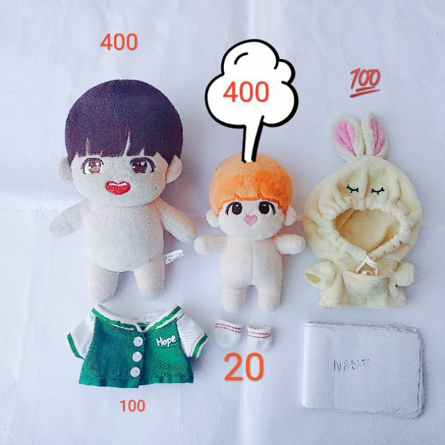 Set doll BTS JHOPE ZzanggeunHope ver 1 BaeHope