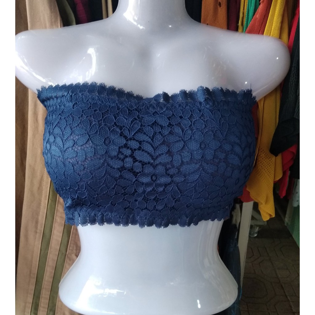 Áo ống ren mút nhẹ lưng móc cài | BigBuy360 - bigbuy360.vn