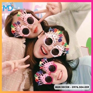 Kính Happy Birthday Mắt Kính Sinh Nhật Vui Nhộn
