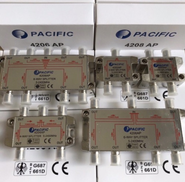 Bộ Chia 6 Đỏ pacific 4206AP giá 105k/cái - chia 6 đỏ 4206AP