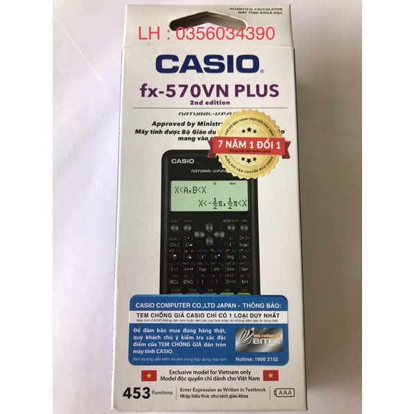 Máy tính casio FX-570VN PLUS