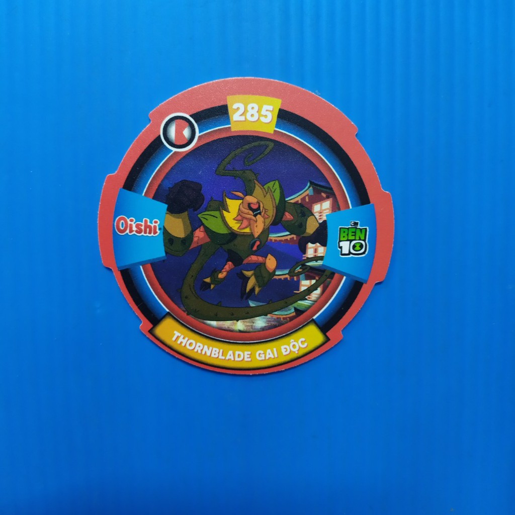 Thẻ bài nhựa 2nd ko seal Ben 10 Oishi cua Crabme Crab me hóa thân siêu phàm - Thẻ thường & nhóm 3
