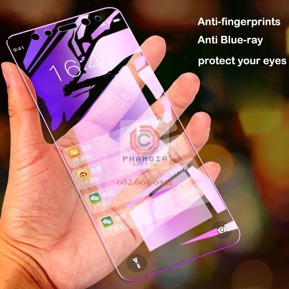 Cường Lực Xiaomi bảo vệ mắt ánh tím Xiaomi Mi A1/Mi 5X/Mi A2 Lite/Mi A2/Mi 6x/Mi A3/Mi 4/Mi 5s/Mi 5s plus nano dẻo